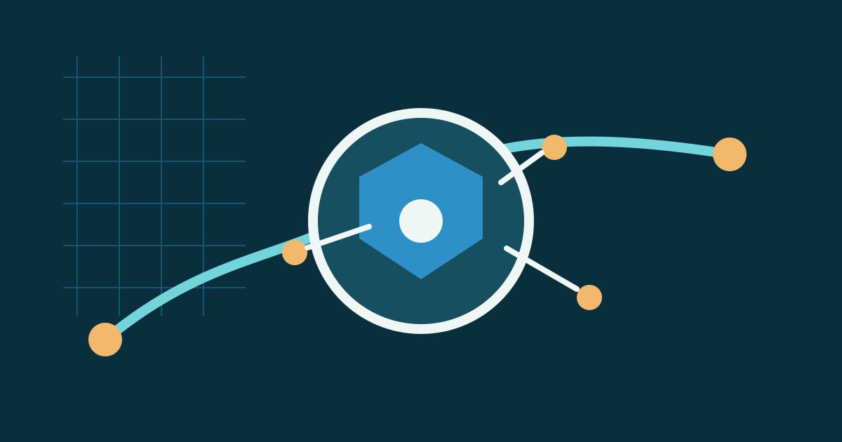 深青与亮蓝的核验节点、播放时间弧和地图网格抽象图